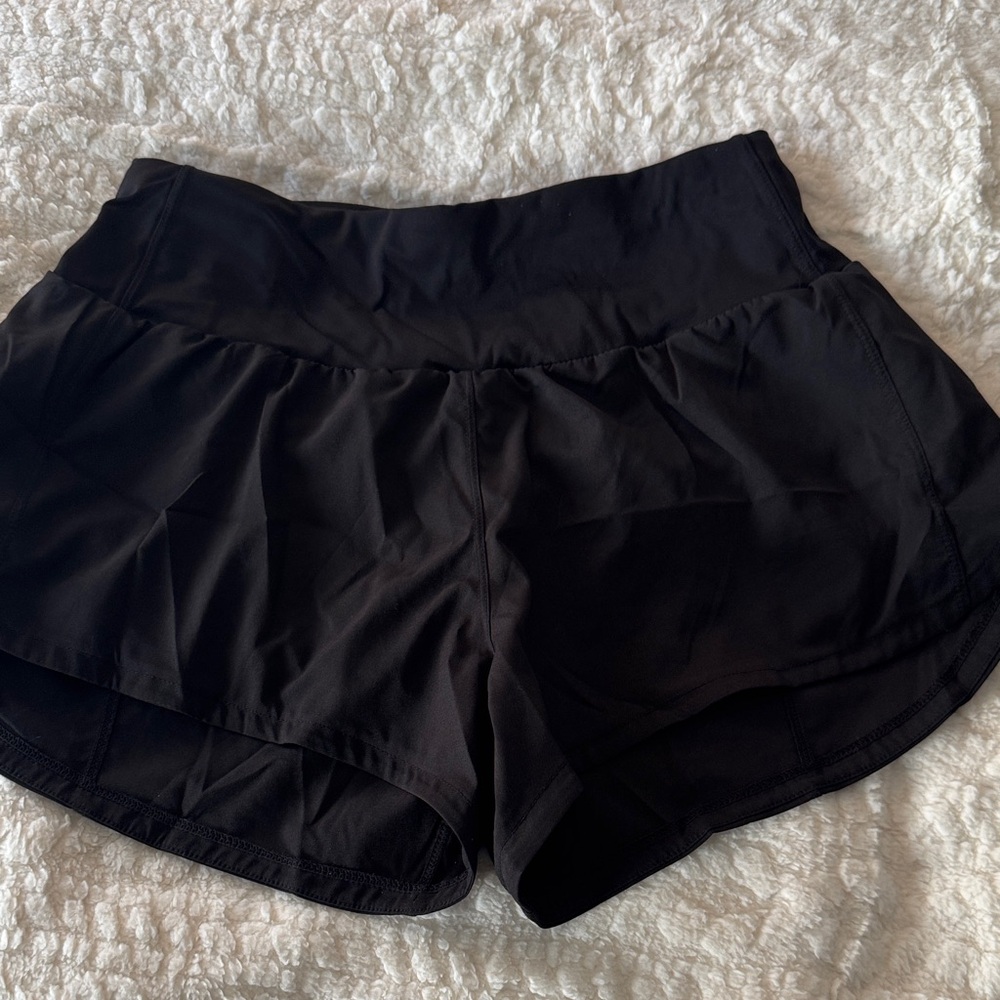 Women's Black Athletic Shorts